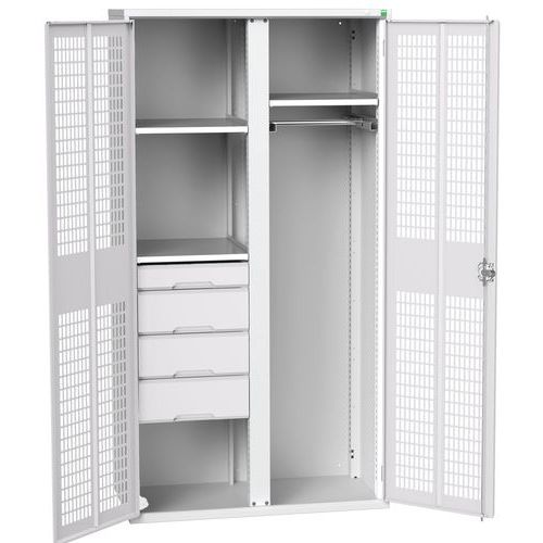 BOTT 1 ARMOIRE VERSO EPI À PORTES VENTILÉES 1050X550X2000MM - BOTT