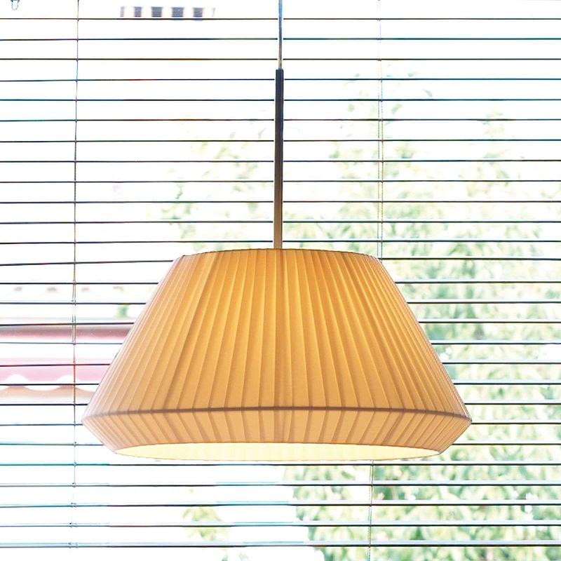 BOVER MEI 38 - SUSPENSION EN TISSU RONDE, CRÈME