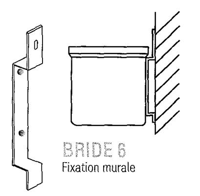 Bride de fixation BRIN N°6 - inox pour fixation murale_0