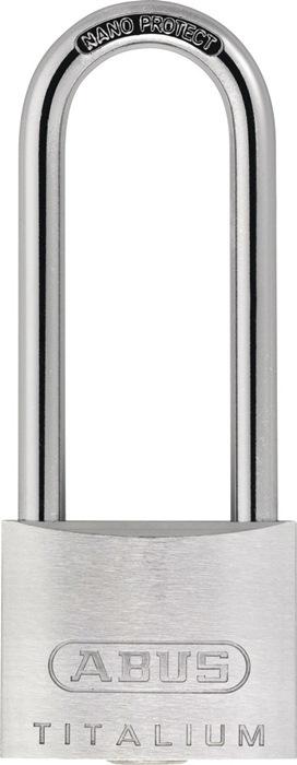 Cadenas cylindrique ABUS 64TI/40HB63 - Corps Titalium 40 mm - Fermeture différente - Étrier haut_0