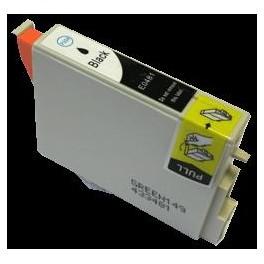 Cartouche jet d'encre compatible Epson Stylus R200/R300/R300M/RX500 (T0481) - Puce Black 20ml - Réf : 00790BK_0