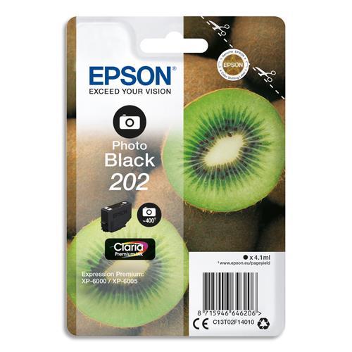 CARTOUCHE JET D'ENCRE EPSON PHOTO NOIR SERIE KIWI C13T02F14010