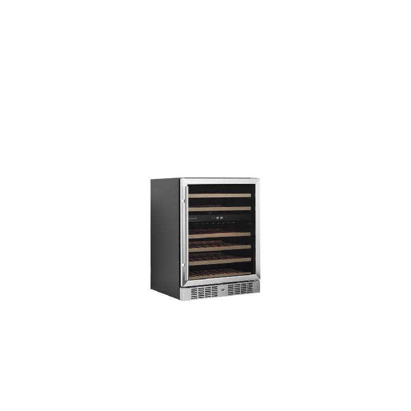 Cave inox à vin 131 Litres PRO 2 zones, 1 porte vitrée, 160 W, 220 V - MONO_0