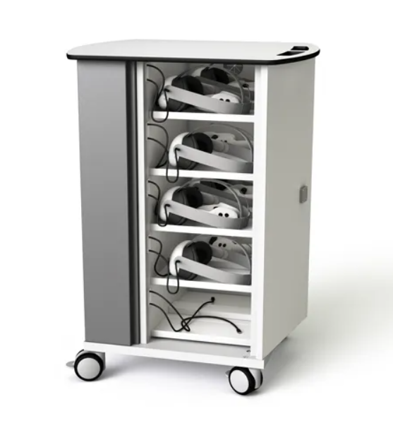 Chariot de recharge USB-C 20W pour 20 casques et contrôleurs VR - verrouillage par clé_0