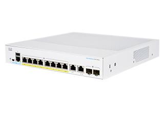 Cisco CBS350-8FP-E-2G-EU commutateur réseau Géré L2/L3 Gigabit Ethernet (10/100/1000) Argent_0