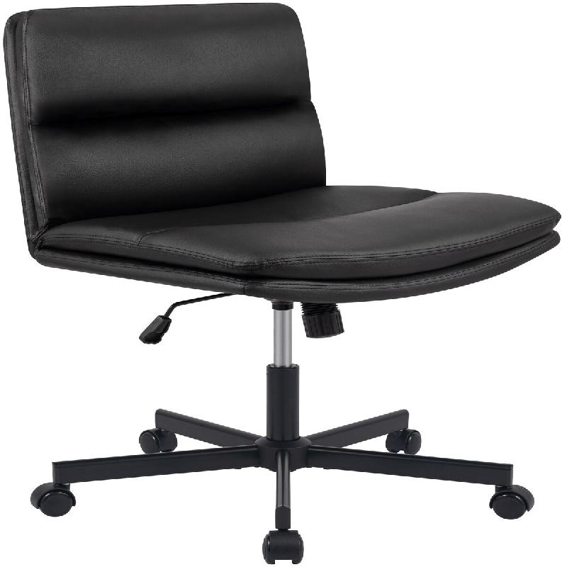CLP Fauteuil lounge Eldor Similicuir HBT: 83x62x72 cm Noir - noir polyester 327637_0