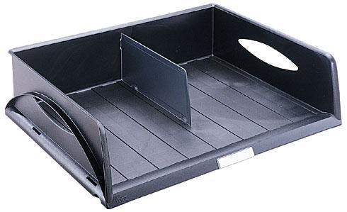 LOT DE 6 - CORBEILLE À COURRIER LEITZ MAXI FORMAT MAXI SORTY NOIRE