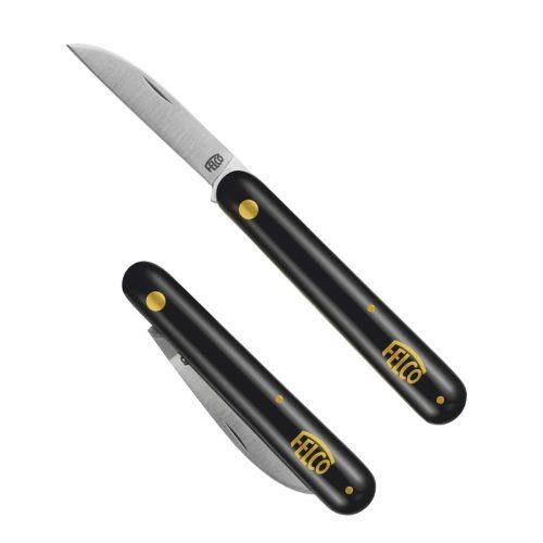 Couteau de fleuriste FELCO 520 - design léger - lame inoxydable - manche noir_0