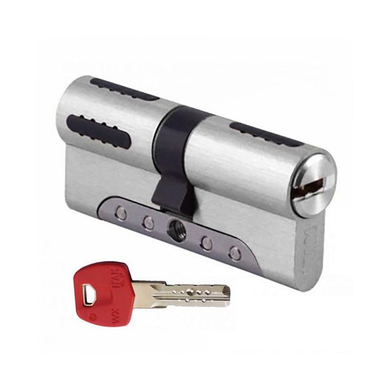 Lot de 2/ avec 10/ cl/és Serrure /à cylindre 60/ mm Syst/ème de fermeture serrure cylindre 2/ portes 1/ cl/é