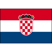 DRAPEAU CROATIE : DIMENSIONS - 200 X 300 CM