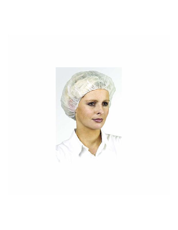 BOÎTE DE 100 CHARLOTTES DE PROTECTIONS RONDES D 53CM EN POLYPROPYLÈNE BLANC - COVERGUARD - 45610