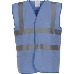 Gilet haute visibilité YOKO bleu ciel T.XL Yoko - XL polyester 6933883203852_0