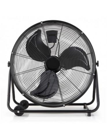 Ventilateur hélicoïde industriel 75 cm - 200W - 3 vitesses - inclinable avec roues de transport_0