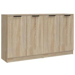 Helloshop26 - Buffet bahut commode armoire meuble de rangement organisateur cuisine salle de séjour salons lot de 2 sonoma 60 x 30 x 02_0036811 - 300_0