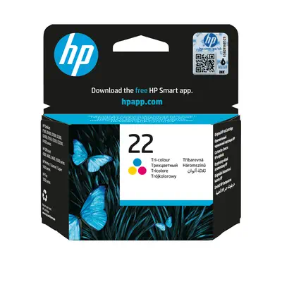 HP 22 cartouche d'encre trois couleurs authentique_0