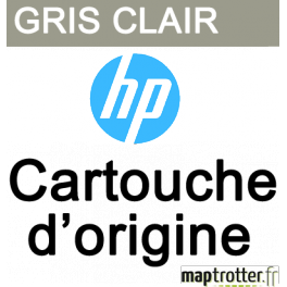 HP - 91 - C9466A - CARTOUCHE D'ENCRE GRIS CLAIR - PRODUIT D'ORIGINE - 775 ML