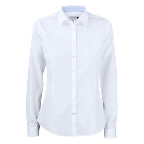 J.HARVEST & FROST RB29 BEDFORD CHEMISE FEMMES BLANC - TAILLE L