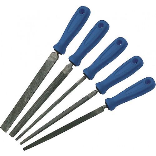 JEU DE 5 LIMES MI-DOUCES - LONGUEUR 200 MM - EXPERT EXPERT BY FACOM