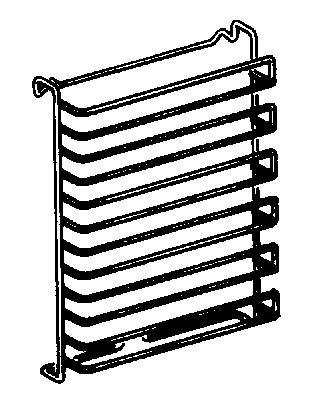 KIT RAIL 6 X 60/40 POUR FOUR MIXTES ET FOUR VENTILÉS DEXION