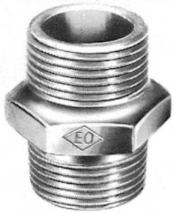 Mamelon droite/gauche à visser en fonte malléable galvanisée - Fig281 - Étanchéité 7 bars - Réf : Fig281G_0