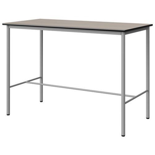 MANGE-DEB MALIBU 160X80 4P STR ANTIB ACACIA/NOIR GRIS 9006 - MANUTAN EXPERT