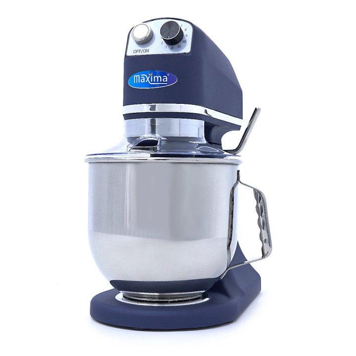 Mixer planétaire professionnel 7 L - 11 vitesses, 2 kg de pâte - bleu acier mat_0