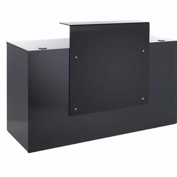 Caisse d'accueil ISmart P Max FH 1610 - stratifié Blanc Luxe ou Noir avec plexiglas_0