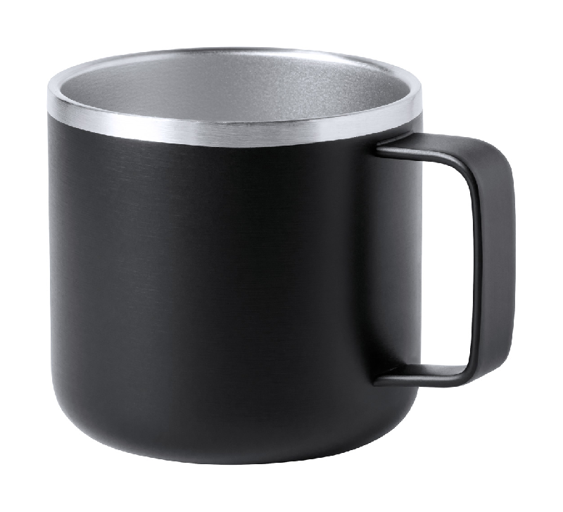 Mug en inox - acier inoxydable à double paroi - finition colorée - 350 ml_0