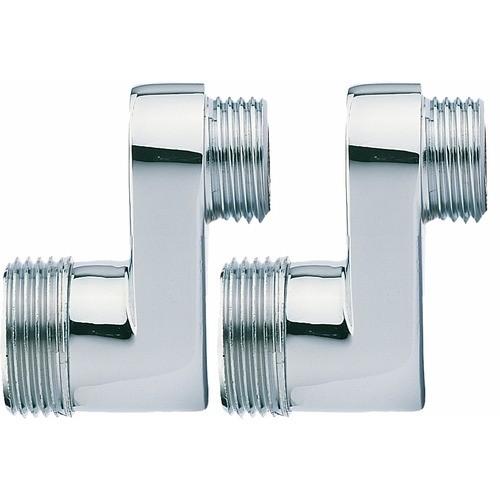 PAIRE DE RACCORDS EXCENTRÉS DE 25 MM - M15X21 - M20X27 RIQUIER