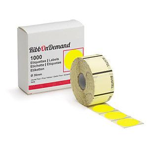 PASTILLE ADHÉSIVE Ø 35 MM COULEUR POUR IMPRIMANTE RIBBONDEMAND
