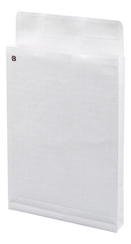 POCHETTE À SOUFFLETS 3 CM KRAFT BLANC ARMÉ 229 X 324 MM BRUNEAU 120 G SANS FENÊTRE - BOÎTE DE 50