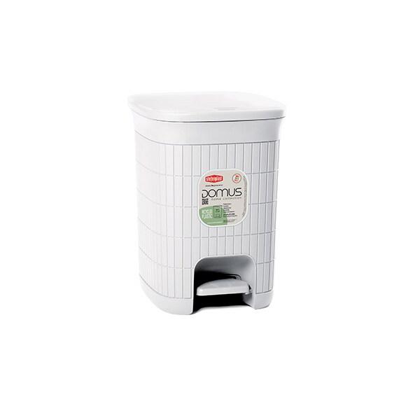 Poubelle à pédale Stefanplast Domus, 20 l, blanc poudre - 8003507903005_0