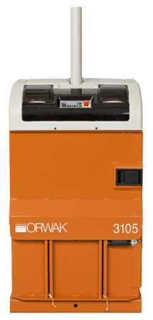 Presse à balles verticale Orwak 3105 - Réduction de volume 5:1 - Performante pour papier et plastiques_0