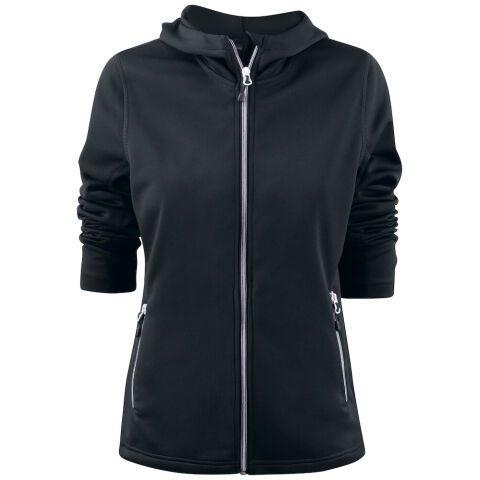 PRINTER RED LAYBACK SWEATSHIRT CAPUCHE FEMMES NOIR - TAILLE S