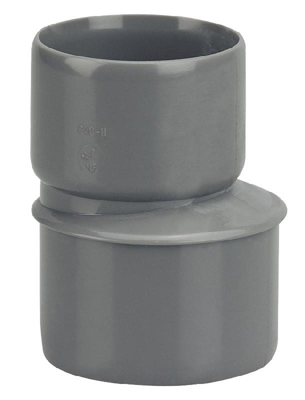 Réduction extérieure excentrée pvc mâle-femelle ø50/40 - WAVIN - 3025935 - 389980_0