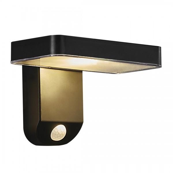 RICA CARRÉ, APP MURALE, NOIR, IP44, SOLAIR LED, - NORDLUX 2118161003