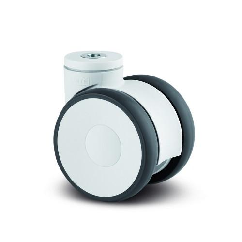 ROULETTE PIVOTANTE À FREIN DESIGN - ŒIL - HAUTEUR 78MM - LINEA TENTE