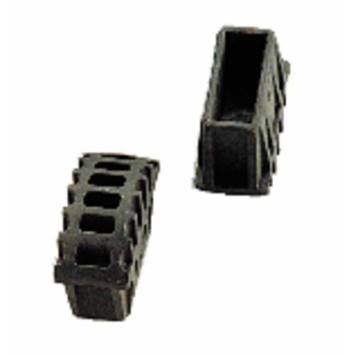 SABOTS CAOUTCHOUC POUR ÉCHELLES - MONTANT 56 X 22 MM - 1 PAIRE TUBESCA