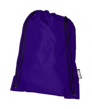 SAC À DOS RPET ORIOLE AVEC CORDON DE SERRAGE 5L - VIOLET - SACS À DOS PUBLICITAIRES PERSONNALISÉS