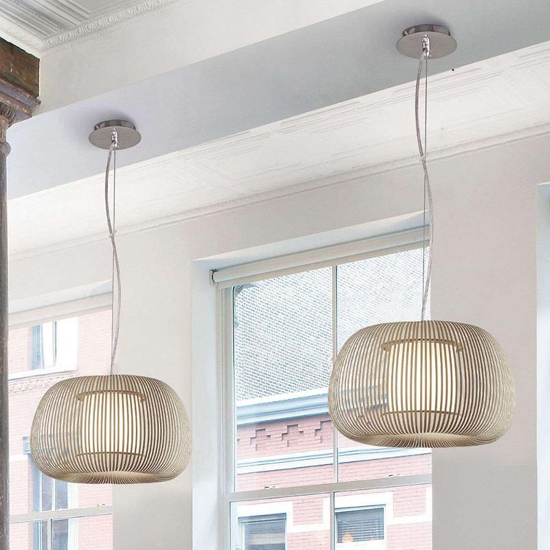 ACB ILUMINACIÓN SUSPENSION MIRTA, GRIS PIERRE, Ø 45 CM