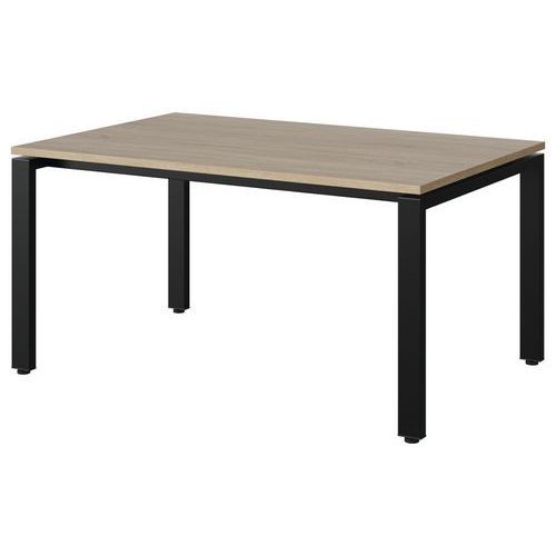 TABLE MALIBU 120X80 T3 SOUDÉ STR ABS CHÊNE 1146/NOIR 9005