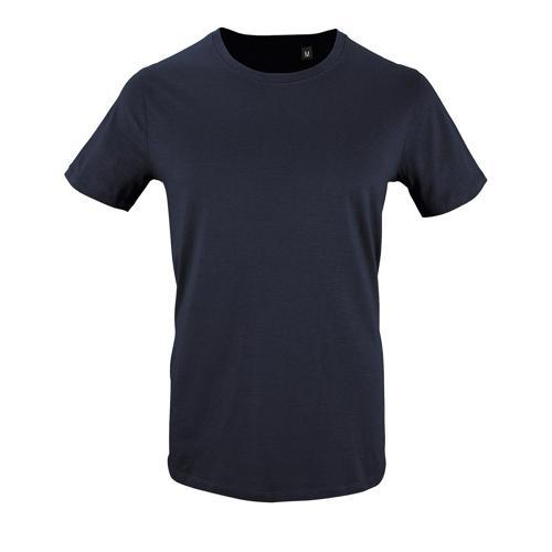 TEE-SHIRT PERSONNALISABLE HOMME EN COTON ORGANIQUE BIO FRENCH MARINE