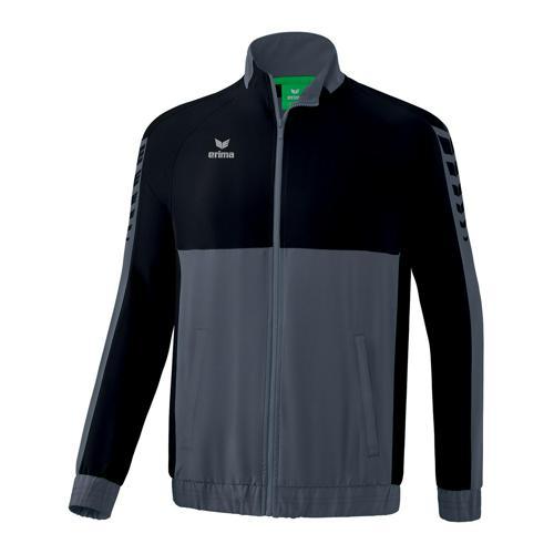 VESTE DE SURVÊTEMENT - ERIMA - SIX WINGS GREY/NOIR