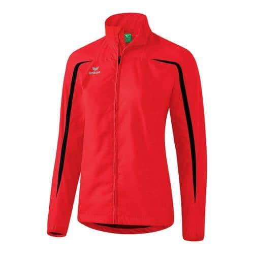 VESTE RUNNING FEMME - ERIMA - ROUGE/NOIR