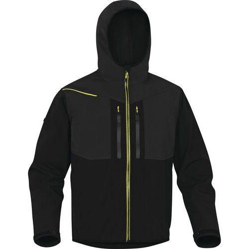 VESTE SOFTSHELL 3 COUCHES NOIR-JAUNE S - DELTA PLUS