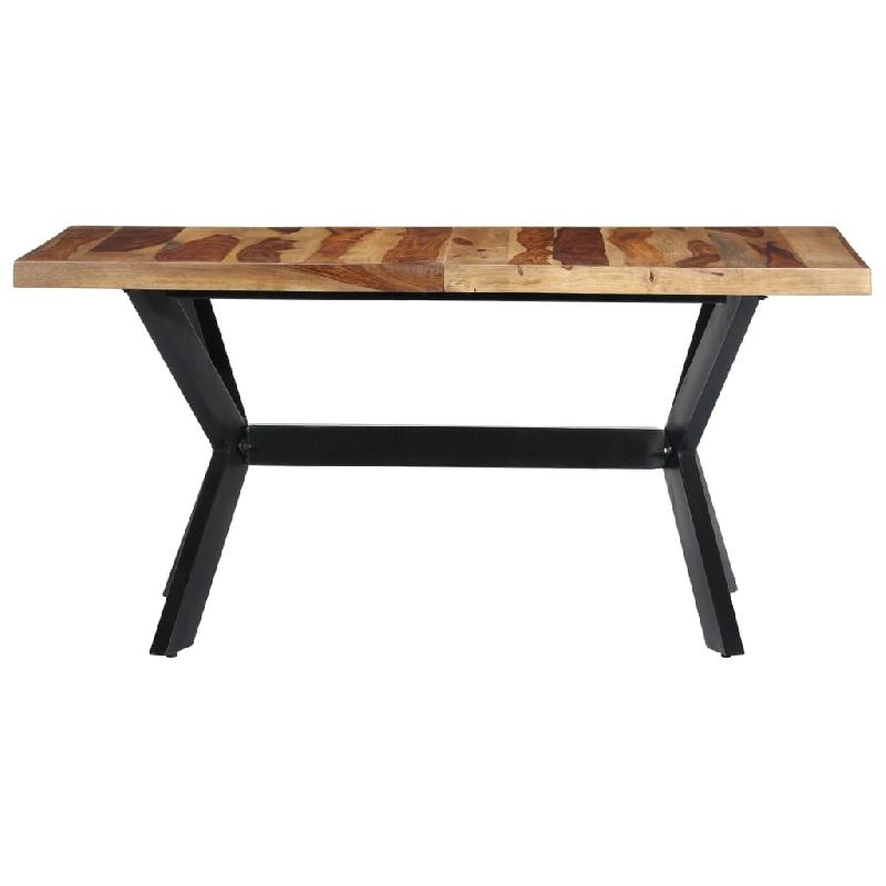 VidaXL Table à manger 140x70x75 cm Bois massif Modèle Zenith Extensible Plus - 247440_0