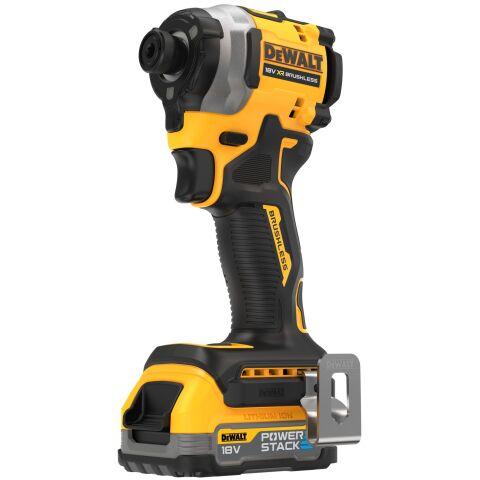 VISSEUSE À CHOCS SANS FIL ULTRA COMPACTE DEWALT XR 18 V 1,7 AH LI-ION BRUSHLESS + 2 BATTERIES + CHARGEUR
