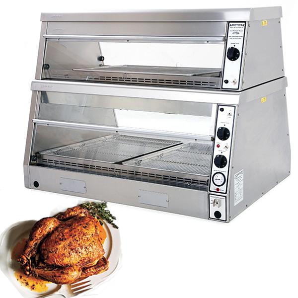 Vitrine maintien au chaud HD3/2T pour poulet 2 étages Archway_0