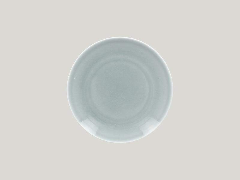 ASSIETTE COUPE PLATE ROND BLEU PORCELAINE Ø 21 CM VINTAGE RAK