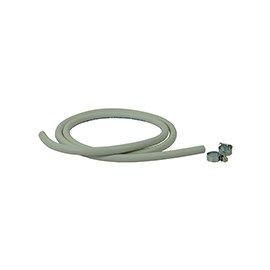 18203 - Tuyau de gaz Gurtner - longueur 25 m - Ø6-12 - blanc avec collier - usage GPL - date de péremption 5 ans_0